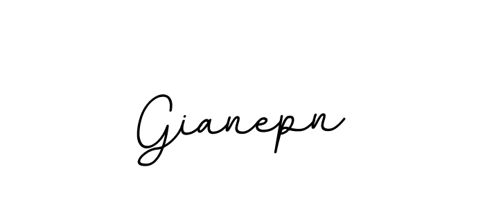 Use a signature maker to create a handwritten signature online. With this signature software, you can design (BallpointsItalic-DORy9) your own signature for name Gianepn. Gianepn signature style 11 images and pictures png