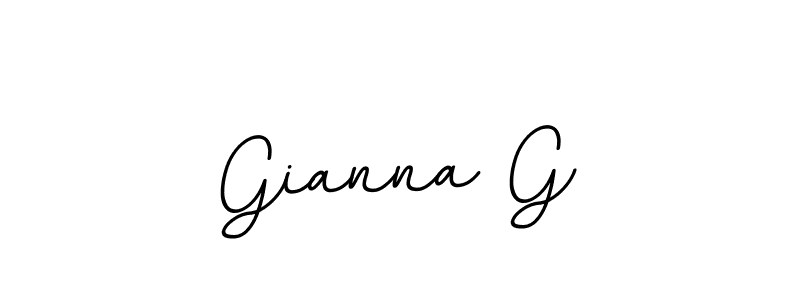 Make a beautiful signature design for name Gianna G. Use this online signature maker to create a handwritten signature for free. Gianna G signature style 11 images and pictures png