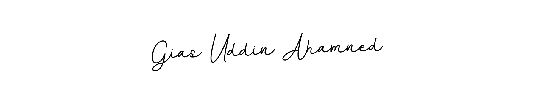 The best way (BallpointsItalic-DORy9) to make a short signature is to pick only two or three words in your name. The name Gias Uddin Ahamned include a total of six letters. For converting this name. Gias Uddin Ahamned signature style 11 images and pictures png