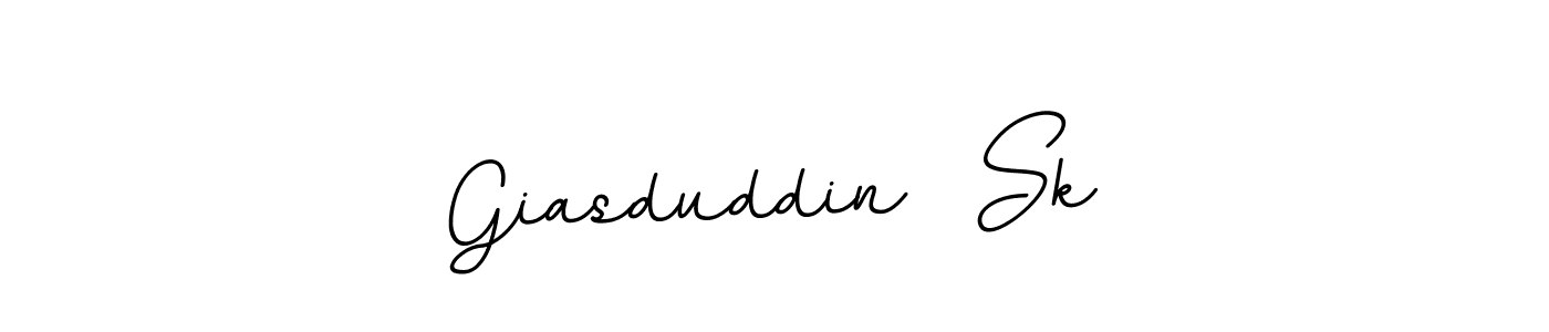 How to make Giasduddin  Sk name signature. Use BallpointsItalic-DORy9 style for creating short signs online. This is the latest handwritten sign. Giasduddin  Sk signature style 11 images and pictures png