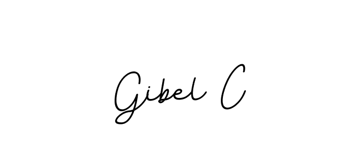 Design your own signature with our free online signature maker. With this signature software, you can create a handwritten (BallpointsItalic-DORy9) signature for name Gibel C. Gibel C signature style 11 images and pictures png