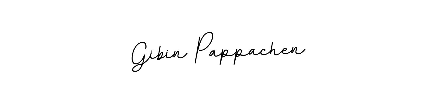 Make a beautiful signature design for name Gibin Pappachen. Use this online signature maker to create a handwritten signature for free. Gibin Pappachen signature style 11 images and pictures png