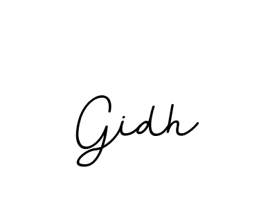 The best way (BallpointsItalic-DORy9) to make a short signature is to pick only two or three words in your name. The name Gidh include a total of six letters. For converting this name. Gidh signature style 11 images and pictures png