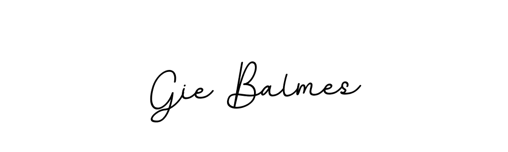 BallpointsItalic-DORy9 is a professional signature style that is perfect for those who want to add a touch of class to their signature. It is also a great choice for those who want to make their signature more unique. Get Gie Balmes name to fancy signature for free. Gie Balmes signature style 11 images and pictures png