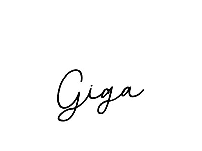 Also we have Giga name is the best signature style. Create professional handwritten signature collection using BallpointsItalic-DORy9 autograph style. Giga signature style 11 images and pictures png