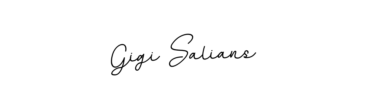 This is the best signature style for the Gigi Salians name. Also you like these signature font (BallpointsItalic-DORy9). Mix name signature. Gigi Salians signature style 11 images and pictures png