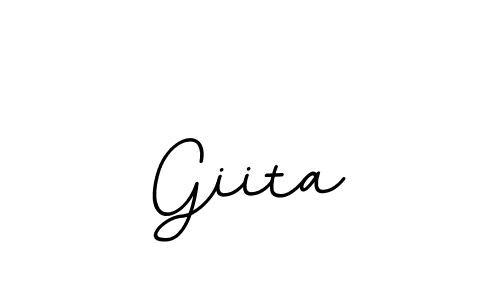 Also You can easily find your signature by using the search form. We will create Giita name handwritten signature images for you free of cost using BallpointsItalic-DORy9 sign style. Giita signature style 11 images and pictures png