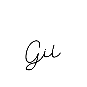 Create a beautiful signature design for name Gil. With this signature (BallpointsItalic-DORy9) fonts, you can make a handwritten signature for free. Gil signature style 11 images and pictures png