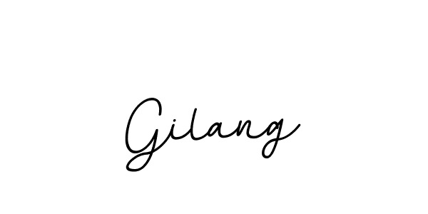 How to make Gilang signature? BallpointsItalic-DORy9 is a professional autograph style. Create handwritten signature for Gilang name. Gilang signature style 11 images and pictures png