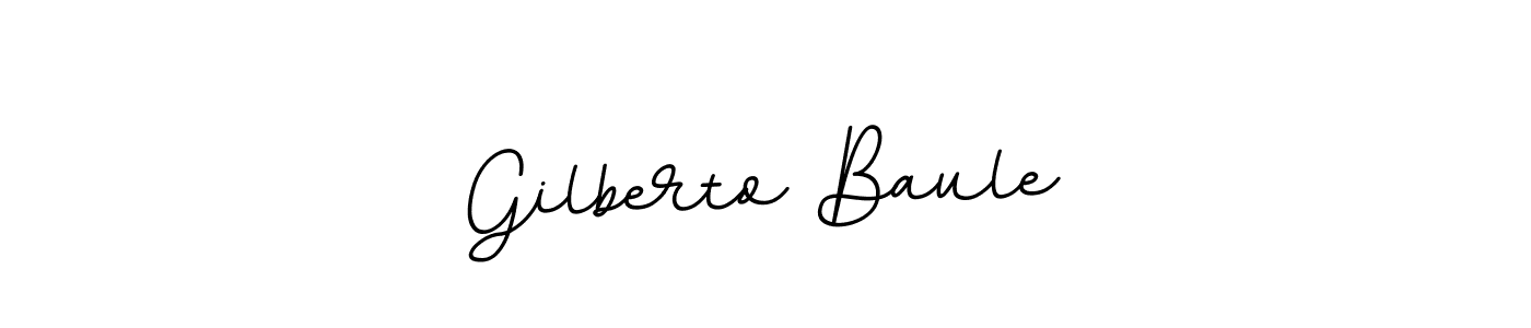 Create a beautiful signature design for name Gilberto Baule. With this signature (BallpointsItalic-DORy9) fonts, you can make a handwritten signature for free. Gilberto Baule signature style 11 images and pictures png