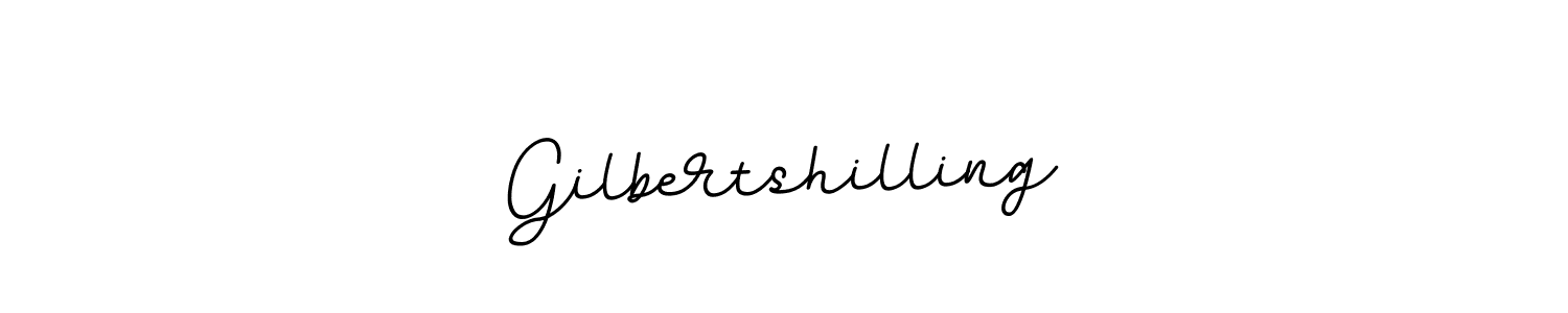 You should practise on your own different ways (BallpointsItalic-DORy9) to write your name (Gilbertshilling) in signature. don't let someone else do it for you. Gilbertshilling signature style 11 images and pictures png