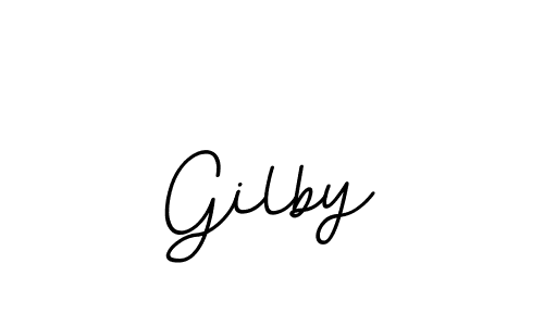 Similarly BallpointsItalic-DORy9 is the best handwritten signature design. Signature creator online .You can use it as an online autograph creator for name Gilby. Gilby signature style 11 images and pictures png