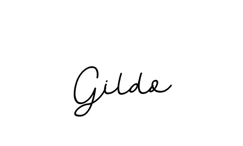 How to make Gildo signature? BallpointsItalic-DORy9 is a professional autograph style. Create handwritten signature for Gildo name. Gildo signature style 11 images and pictures png