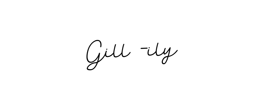See photos of Gill -ily official signature by Spectra . Check more albums & portfolios. Read reviews & check more about BallpointsItalic-DORy9 font. Gill -ily signature style 11 images and pictures png