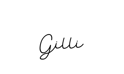 The best way (BallpointsItalic-DORy9) to make a short signature is to pick only two or three words in your name. The name Gilli include a total of six letters. For converting this name. Gilli signature style 11 images and pictures png