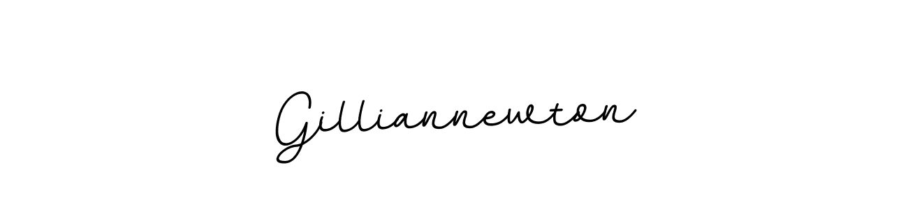 You should practise on your own different ways (BallpointsItalic-DORy9) to write your name (Gilliannewton) in signature. don't let someone else do it for you. Gilliannewton signature style 11 images and pictures png