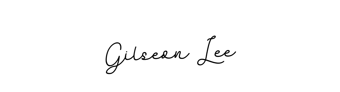 Gilseon Lee stylish signature style. Best Handwritten Sign (BallpointsItalic-DORy9) for my name. Handwritten Signature Collection Ideas for my name Gilseon Lee. Gilseon Lee signature style 11 images and pictures png