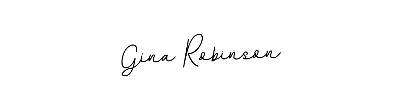 The best way (BallpointsItalic-DORy9) to make a short signature is to pick only two or three words in your name. The name Gina Robinson include a total of six letters. For converting this name. Gina Robinson signature style 11 images and pictures png