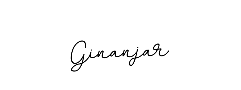 Design your own signature with our free online signature maker. With this signature software, you can create a handwritten (BallpointsItalic-DORy9) signature for name Ginanjar. Ginanjar signature style 11 images and pictures png