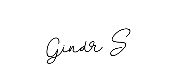 Create a beautiful signature design for name Gindr S. With this signature (BallpointsItalic-DORy9) fonts, you can make a handwritten signature for free. Gindr S signature style 11 images and pictures png