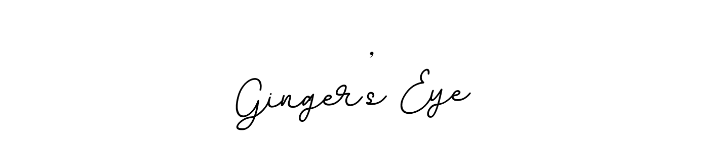 How to make Ginger’s Eye name signature. Use BallpointsItalic-DORy9 style for creating short signs online. This is the latest handwritten sign. Ginger’s Eye signature style 11 images and pictures png