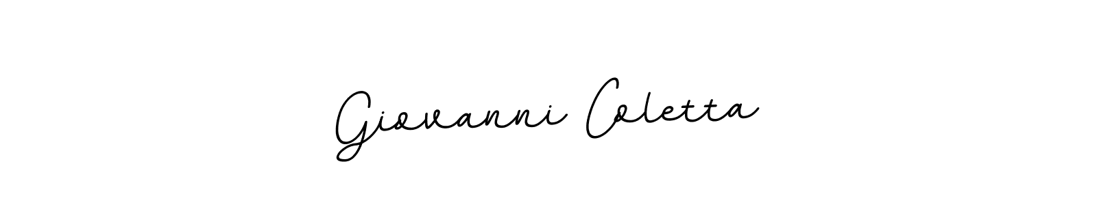 Giovanni Coletta stylish signature style. Best Handwritten Sign (BallpointsItalic-DORy9) for my name. Handwritten Signature Collection Ideas for my name Giovanni Coletta. Giovanni Coletta signature style 11 images and pictures png