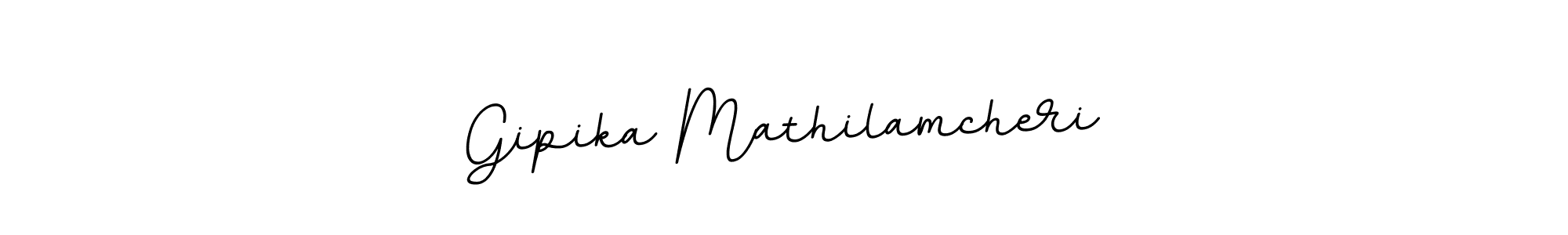 Create a beautiful signature design for name Gipika Mathilamcheri. With this signature (BallpointsItalic-DORy9) fonts, you can make a handwritten signature for free. Gipika Mathilamcheri signature style 11 images and pictures png