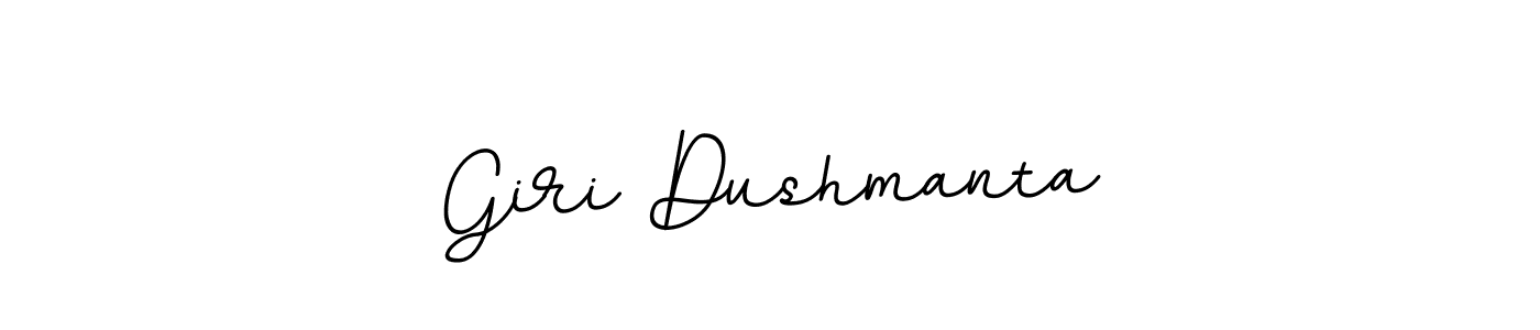 This is the best signature style for the Giri Dushmanta name. Also you like these signature font (BallpointsItalic-DORy9). Mix name signature. Giri Dushmanta signature style 11 images and pictures png