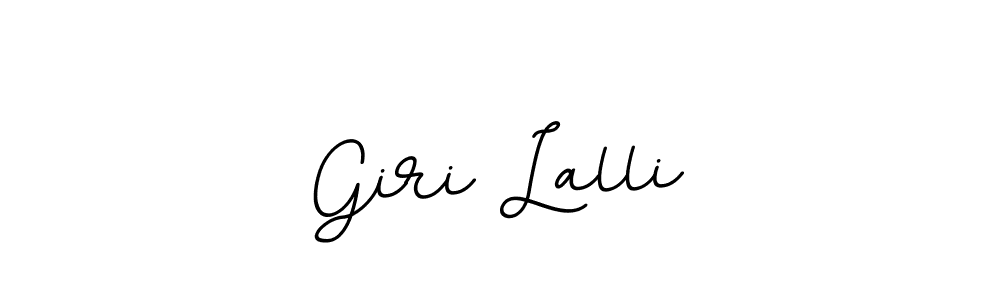 This is the best signature style for the Giri Lalli name. Also you like these signature font (BallpointsItalic-DORy9). Mix name signature. Giri Lalli signature style 11 images and pictures png