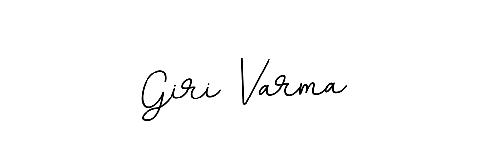 Create a beautiful signature design for name Giri Varma. With this signature (BallpointsItalic-DORy9) fonts, you can make a handwritten signature for free. Giri Varma signature style 11 images and pictures png