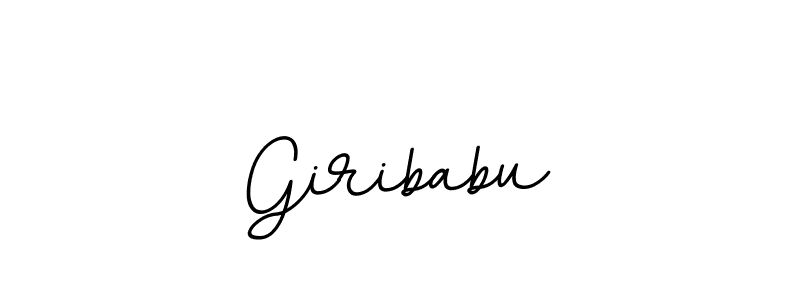 Giribabu stylish signature style. Best Handwritten Sign (BallpointsItalic-DORy9) for my name. Handwritten Signature Collection Ideas for my name Giribabu. Giribabu signature style 11 images and pictures png