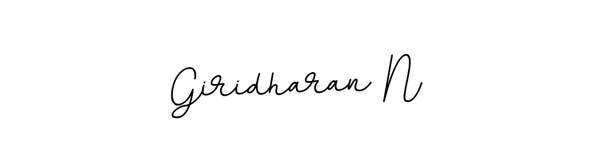 Make a short Giridharan N signature style. Manage your documents anywhere anytime using BallpointsItalic-DORy9. Create and add eSignatures, submit forms, share and send files easily. Giridharan N signature style 11 images and pictures png