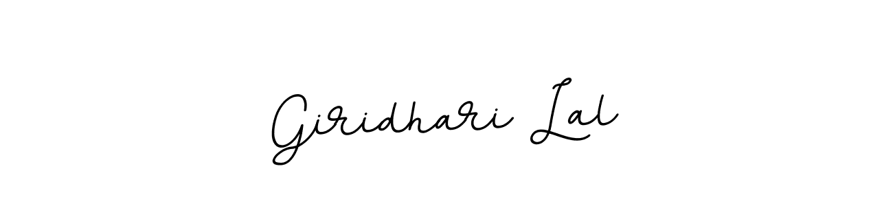 Use a signature maker to create a handwritten signature online. With this signature software, you can design (BallpointsItalic-DORy9) your own signature for name Giridhari Lal. Giridhari Lal signature style 11 images and pictures png