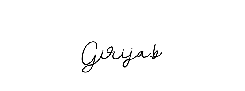 Girija.b stylish signature style. Best Handwritten Sign (BallpointsItalic-DORy9) for my name. Handwritten Signature Collection Ideas for my name Girija.b. Girija.b signature style 11 images and pictures png