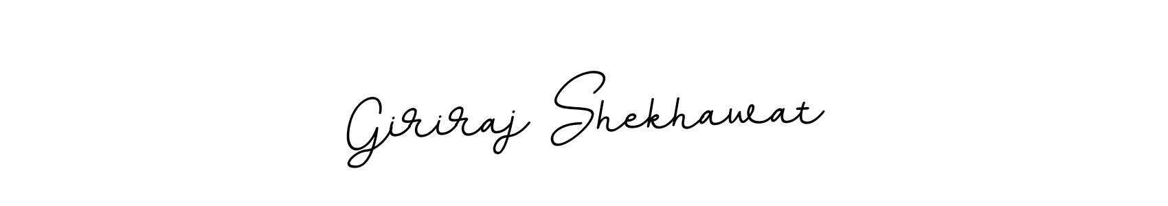 The best way (BallpointsItalic-DORy9) to make a short signature is to pick only two or three words in your name. The name Giriraj Shekhawat include a total of six letters. For converting this name. Giriraj Shekhawat signature style 11 images and pictures png