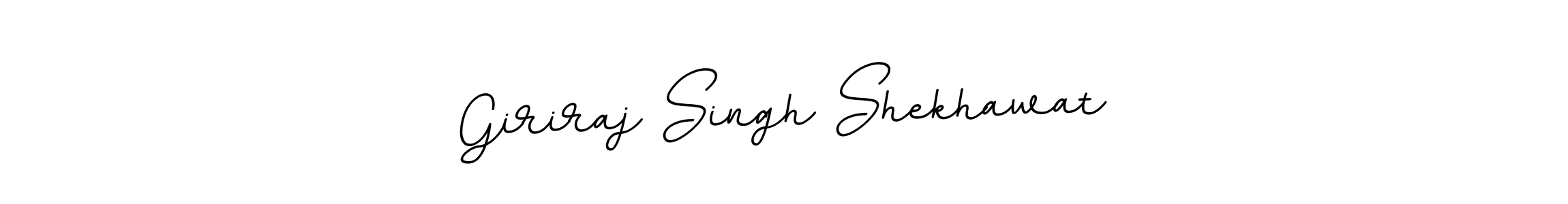 Create a beautiful signature design for name Giriraj Singh Shekhawat. With this signature (BallpointsItalic-DORy9) fonts, you can make a handwritten signature for free. Giriraj Singh Shekhawat signature style 11 images and pictures png