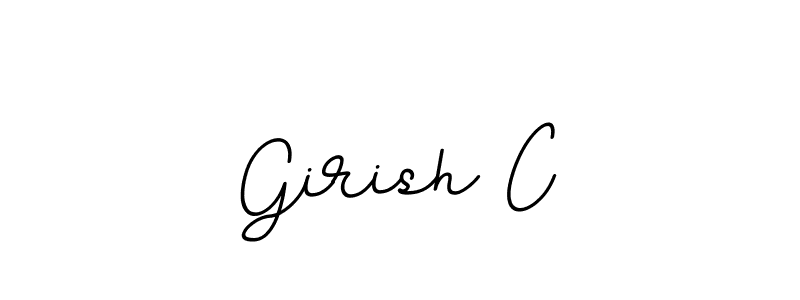 How to Draw Girish C signature style? BallpointsItalic-DORy9 is a latest design signature styles for name Girish C. Girish C signature style 11 images and pictures png