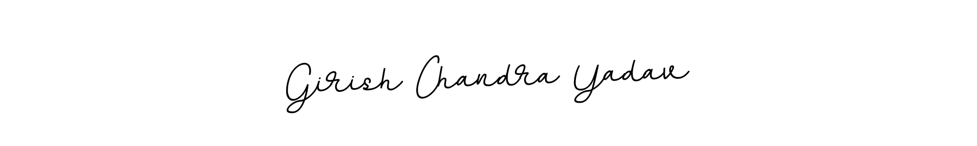 Design your own signature with our free online signature maker. With this signature software, you can create a handwritten (BallpointsItalic-DORy9) signature for name Girish Chandra Yadav. Girish Chandra Yadav signature style 11 images and pictures png