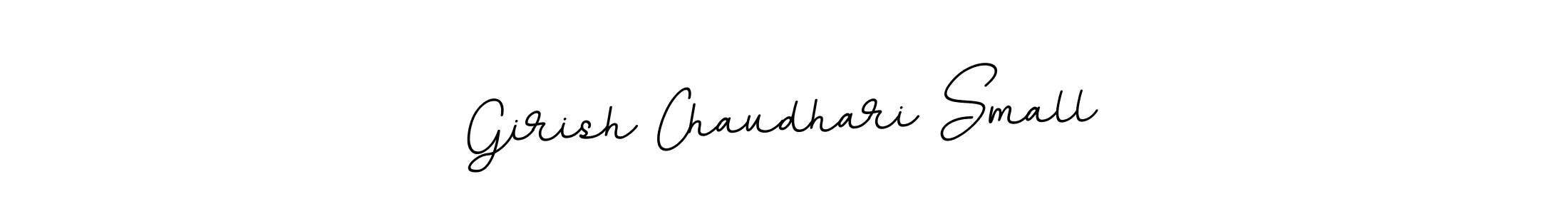 How to make Girish Chaudhari Small signature? BallpointsItalic-DORy9 is a professional autograph style. Create handwritten signature for Girish Chaudhari Small name. Girish Chaudhari Small signature style 11 images and pictures png