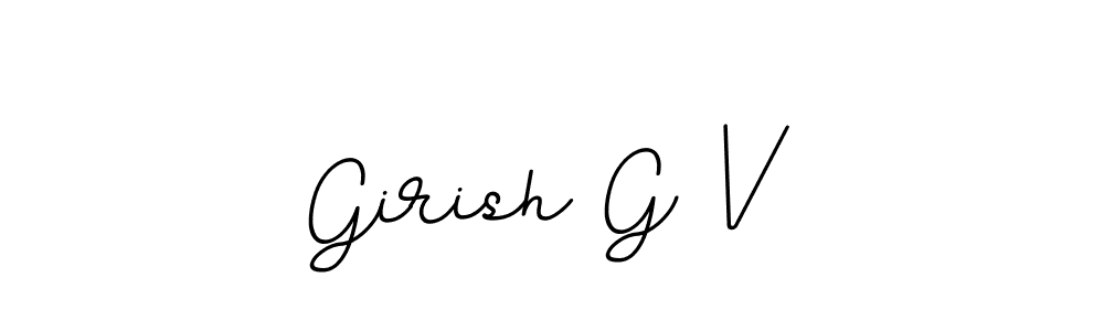 if you are searching for the best signature style for your name Girish G V. so please give up your signature search. here we have designed multiple signature styles  using BallpointsItalic-DORy9. Girish G V signature style 11 images and pictures png