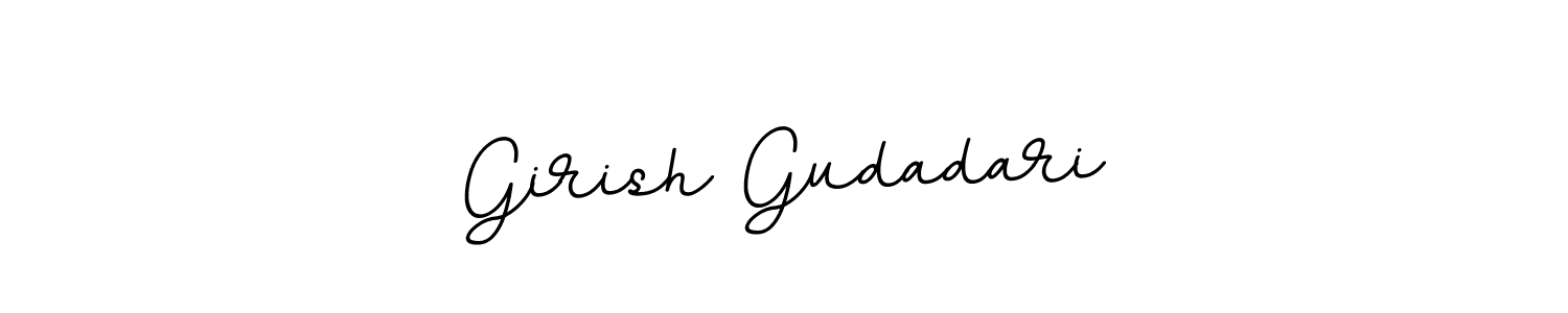 How to Draw Girish Gudadari signature style? BallpointsItalic-DORy9 is a latest design signature styles for name Girish Gudadari. Girish Gudadari signature style 11 images and pictures png