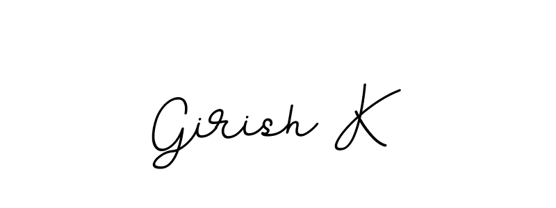 Similarly BallpointsItalic-DORy9 is the best handwritten signature design. Signature creator online .You can use it as an online autograph creator for name Girish K. Girish K signature style 11 images and pictures png