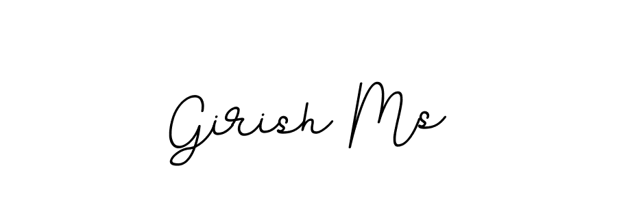 How to Draw Girish Ms signature style? BallpointsItalic-DORy9 is a latest design signature styles for name Girish Ms. Girish Ms signature style 11 images and pictures png