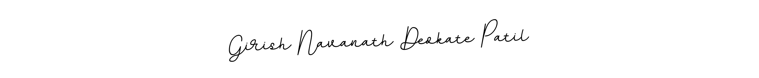 Girish Navanath Deokate Patil stylish signature style. Best Handwritten Sign (BallpointsItalic-DORy9) for my name. Handwritten Signature Collection Ideas for my name Girish Navanath Deokate Patil. Girish Navanath Deokate Patil signature style 11 images and pictures png