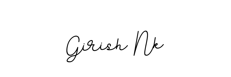 Also we have Girish Nk name is the best signature style. Create professional handwritten signature collection using BallpointsItalic-DORy9 autograph style. Girish Nk signature style 11 images and pictures png