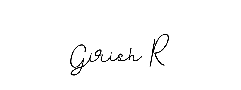 if you are searching for the best signature style for your name Girish R. so please give up your signature search. here we have designed multiple signature styles  using BallpointsItalic-DORy9. Girish R signature style 11 images and pictures png