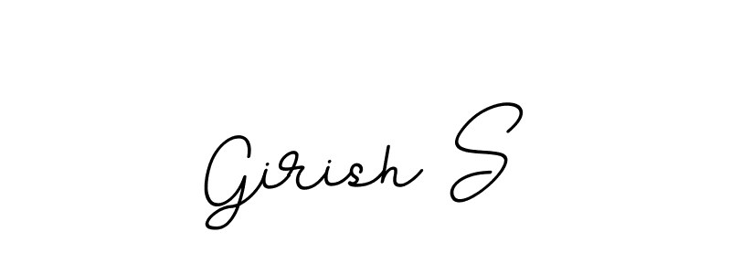 Girish S stylish signature style. Best Handwritten Sign (BallpointsItalic-DORy9) for my name. Handwritten Signature Collection Ideas for my name Girish S. Girish S signature style 11 images and pictures png