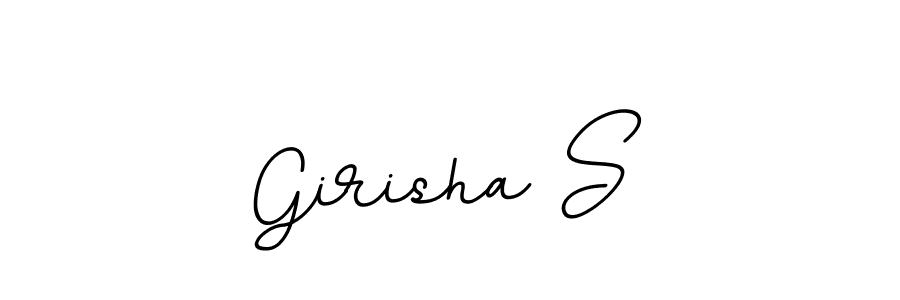 Also You can easily find your signature by using the search form. We will create Girisha S name handwritten signature images for you free of cost using BallpointsItalic-DORy9 sign style. Girisha S signature style 11 images and pictures png