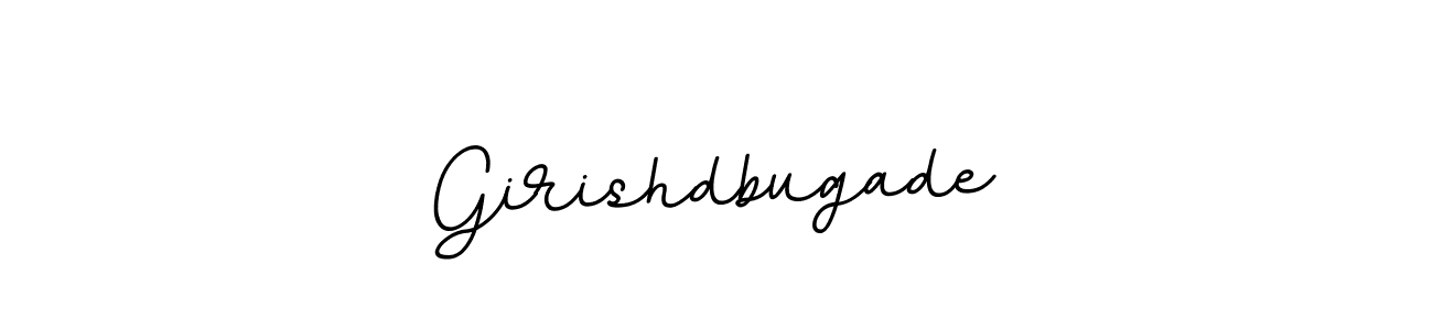 The best way (BallpointsItalic-DORy9) to make a short signature is to pick only two or three words in your name. The name Girishdbugade include a total of six letters. For converting this name. Girishdbugade signature style 11 images and pictures png