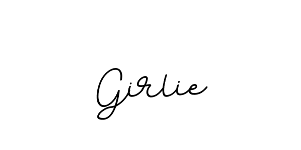How to make Girlie name signature. Use BallpointsItalic-DORy9 style for creating short signs online. This is the latest handwritten sign. Girlie signature style 11 images and pictures png